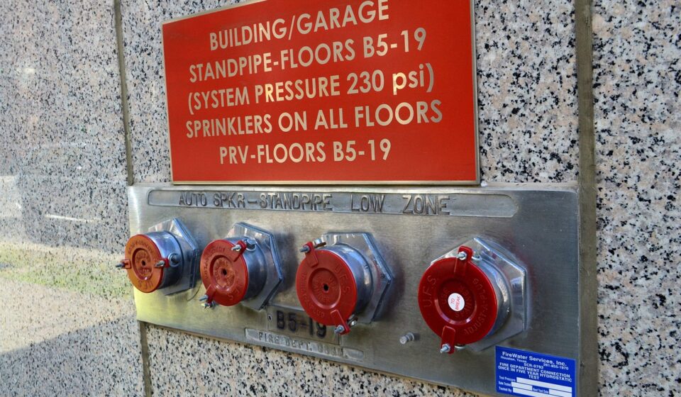 fire safety, standpipe, sprinkler, valve, plumbing, fire, safety, equipment, nature, red, protection, control, pipe, water, security, power, metal, system, technology, emergency, industrial, industry, connection, pipeline, pressure, tube, danger, service, engine, work, energy, hydrant, interior, hose, prevention, extinguisher, wall, building, plant, steel, parking lot, marble, skyscraper, structure, fire department, tower, business, fire proof, safe, opening, 911, alarm, auto sprinkler, low zone, psi, gray work, gray fire, gray energy, gray security, gray emergency, gray safety, gray power, gray interior, gray service, gray industry