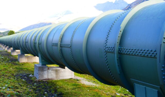 pressurized water pipe, tube, pipeline, water, guide, watercourse, flow, nature, management