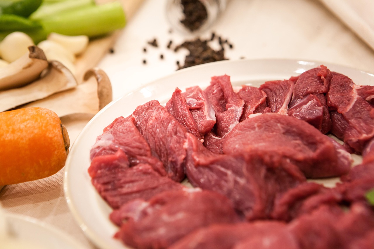 meat, food, pork, gourmet, dinner, chlorine and, cuisine, vegetable