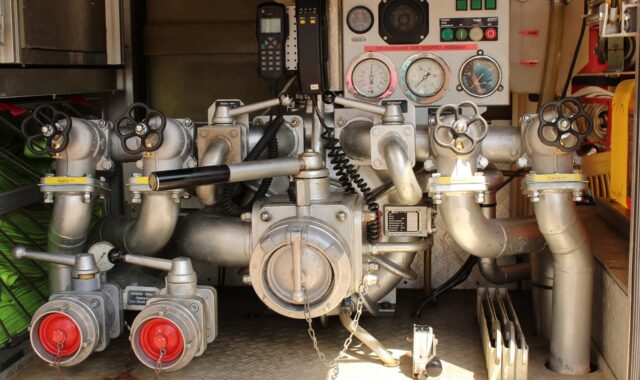 fire fighters, fire truck, firefighter, ziegler, pump