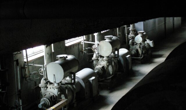 turbine, mining, machine, industry, work, industrial, mechanics, handwheel, technical, technology, grim