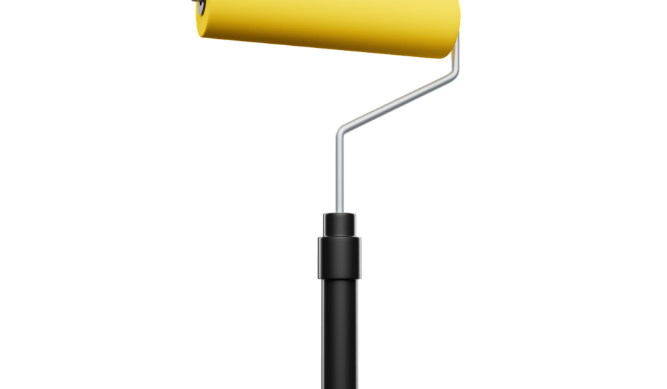 paint roller, construction tool, renovation, interior design, diy, home project, painting, painting tools, home painting, yellow color, wall painting, handyman, maintenance, home improvement, craft, wall coating, house paint, roller with handle, painting supplies, decorative painting