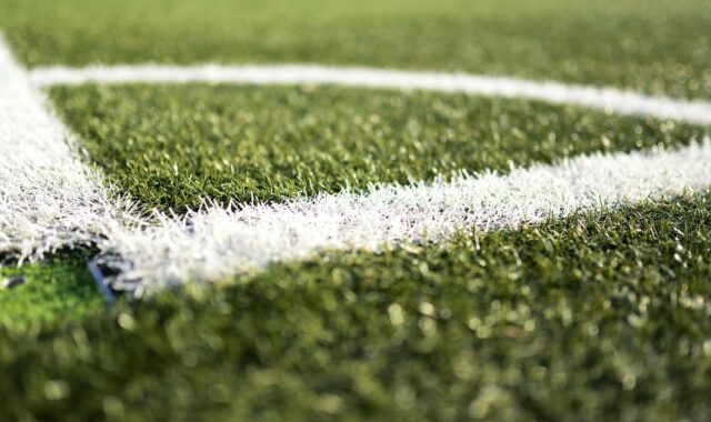 football pitch, playing field, stadium, grass, artificial turf, nature, game, lawn, soccer, corner, sports, green, sports ground